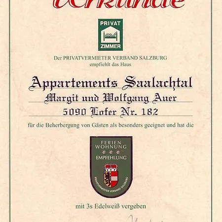 Appartamento Saalachtal Lofer